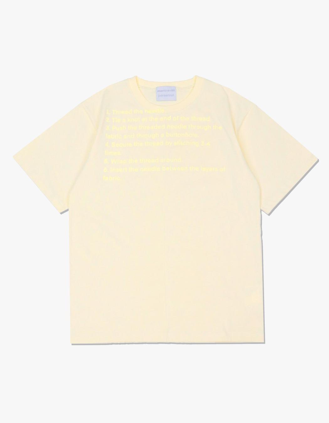 how to sew a button t-shirts - Honney