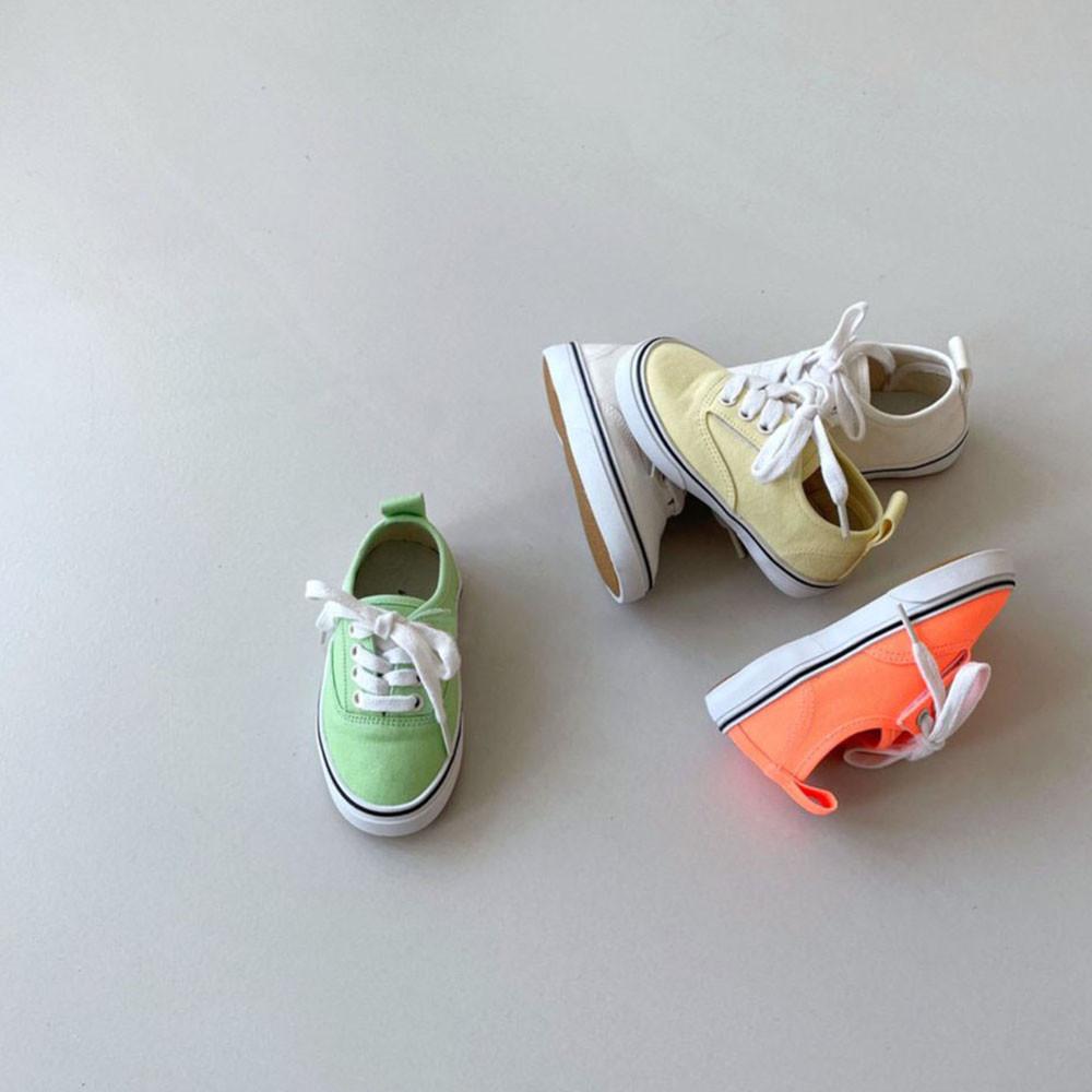 캔디컬러 끈 찍찍이 운동화