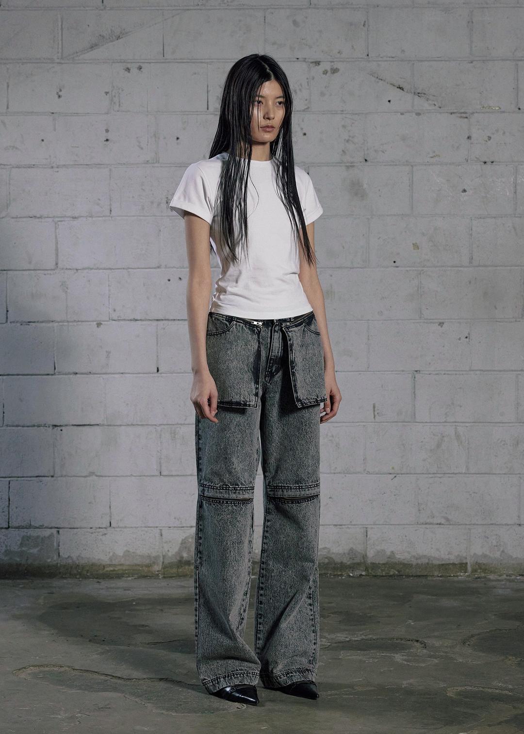 25VER. BASIC ROLL-UP T, WHITE