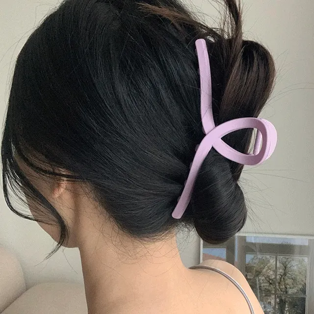 [2개특가/1개도ok] 무광 15cm 대왕 특대 국산 왕 꼬임 올림머리 헤어 집게핀