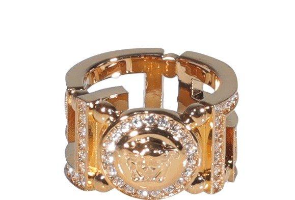 Versace Chain Logo Ring