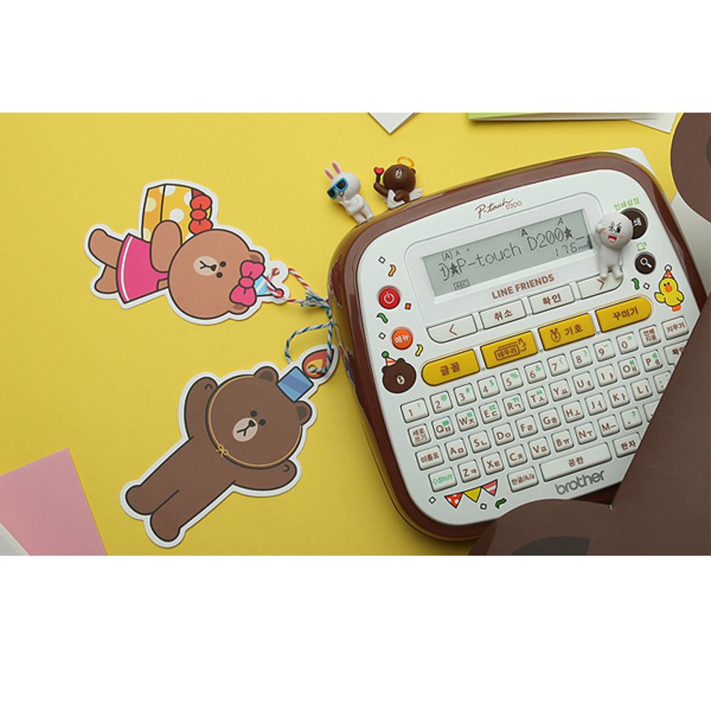 ◆ ◆ 라인프렌즈 캐릭터 PT-D200LB  /  라인프렌즈라벨기