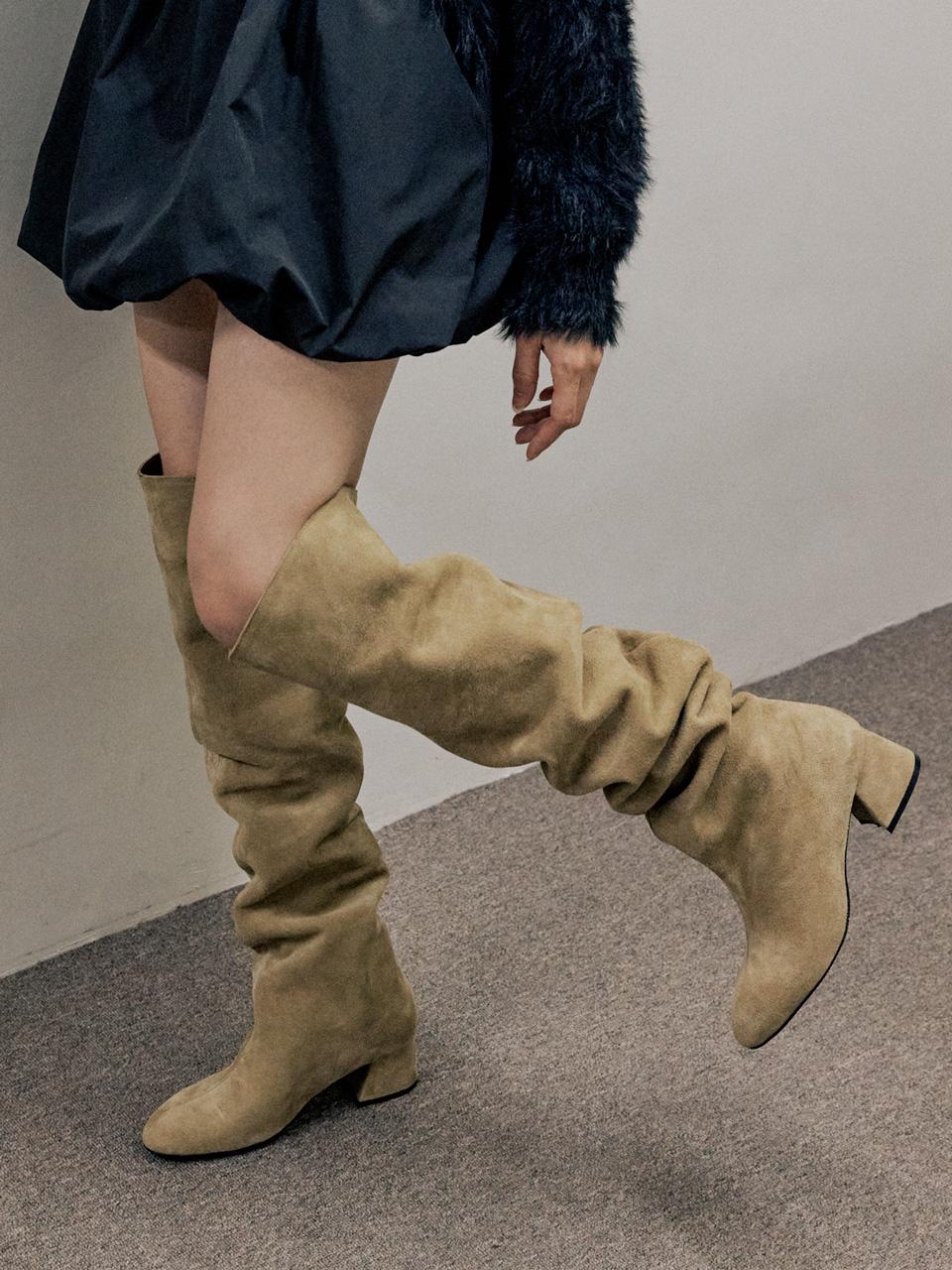 Vintage Knee-High Boots_4 Colors