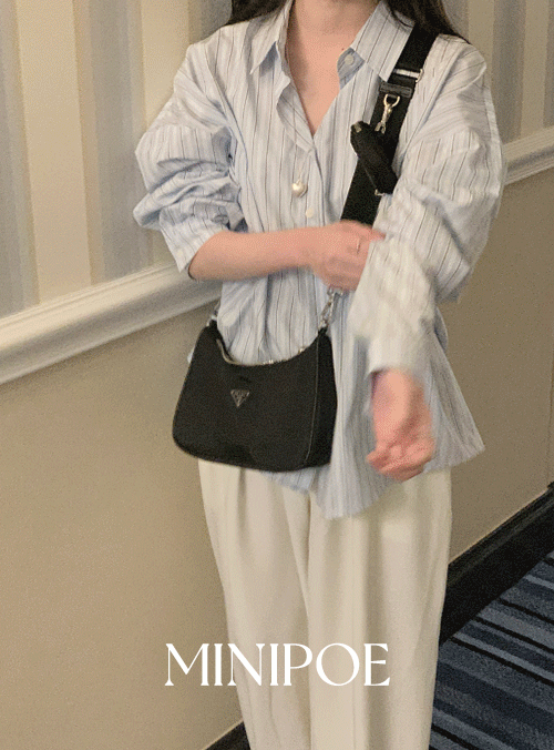 [MADE] 비누 스트라이프 셔츠 (1color)/sora