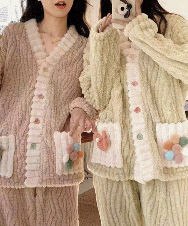 라리리 🧡100종모음🧡 겨울 극세사 수면잠옷 파자마 누빔 벨벳 파자마 잠옷 수면바지 홈팬츠 홈웨어