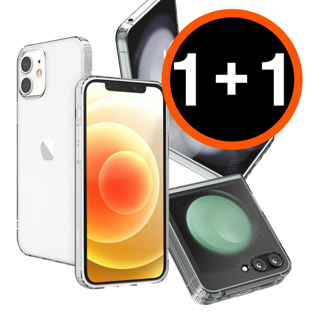 1+1 폰세상 초슬림 투명 젤리 케이스 아이폰 15 플러스 프로 프로맥스