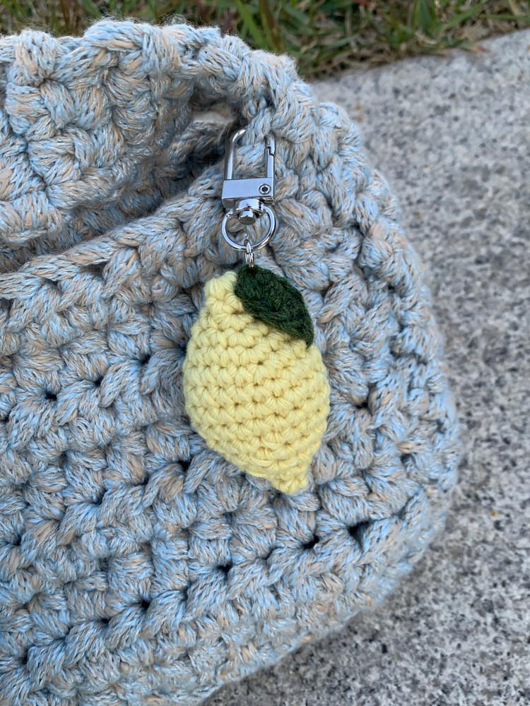 레몬키링 키홀더 뜨개키링