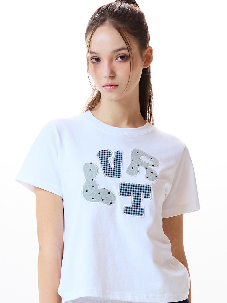 LVTR PATCH TEE(WHITE)