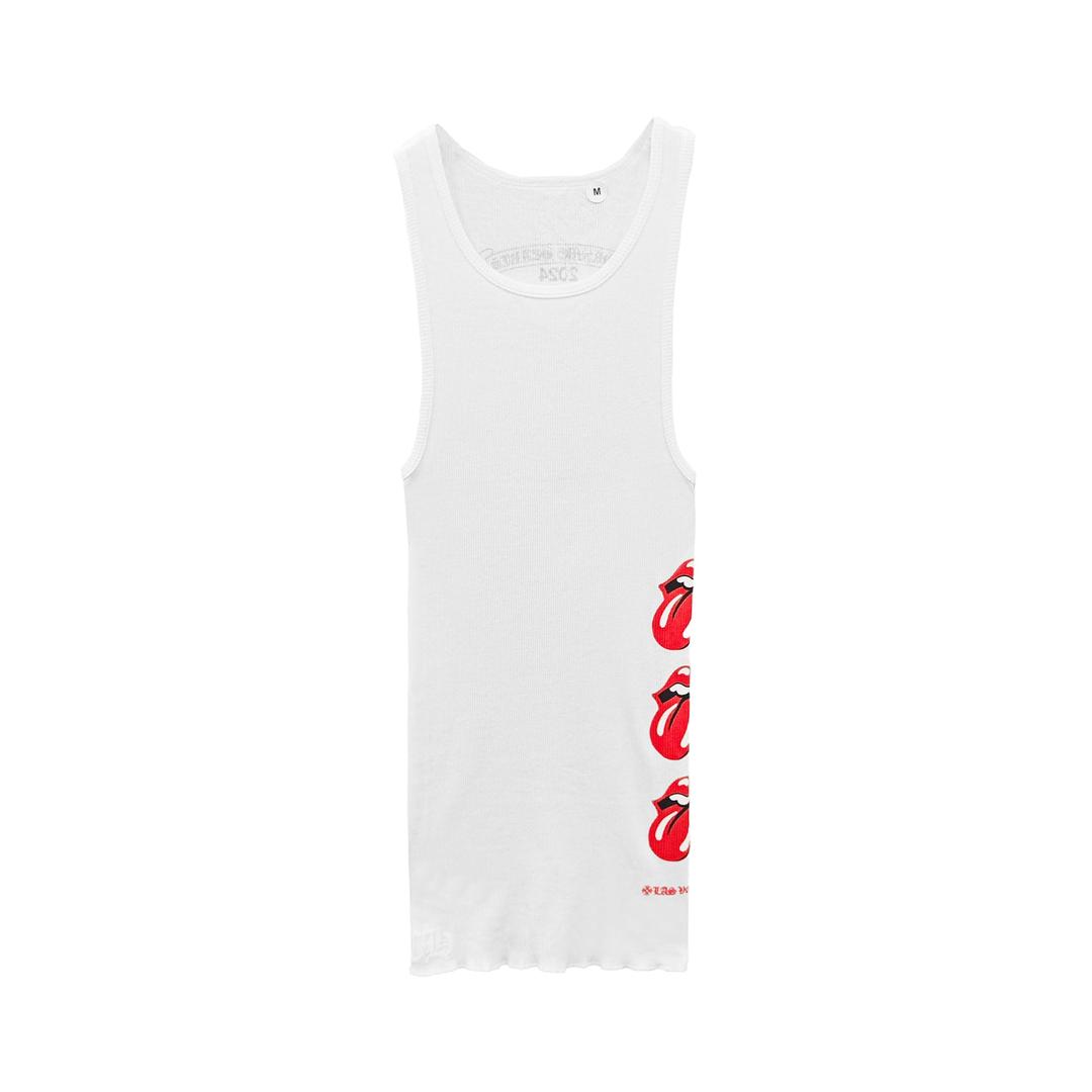Chrome Hearts Rolling Stones Scroll Logo Tank Top