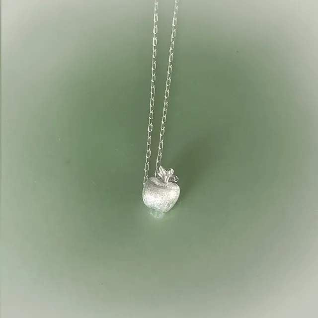925silver 🍏 사과 목걸이 [제작상품]