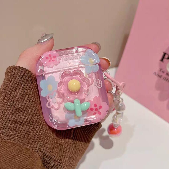 플라워 참 핑크 에어팟케이스