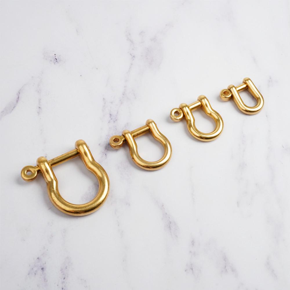 구리 U링 D링 디링 개고리 마크라메 가방 의류 가죽공예 키링 DIY 가방고리 부자재