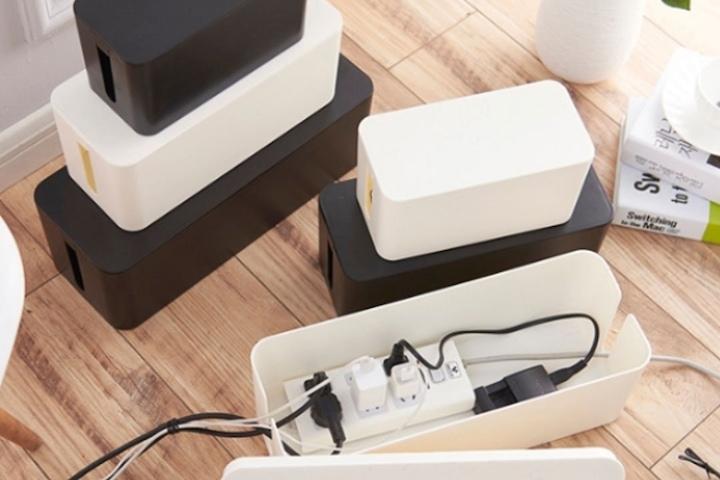 멀티탭 정리함 3size 2colors