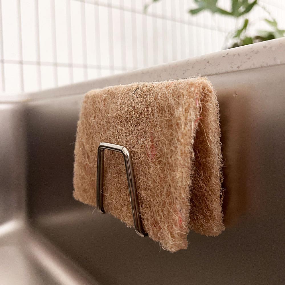 3M접착 스텐304 수세미 걸이 홀더 수세미거치대