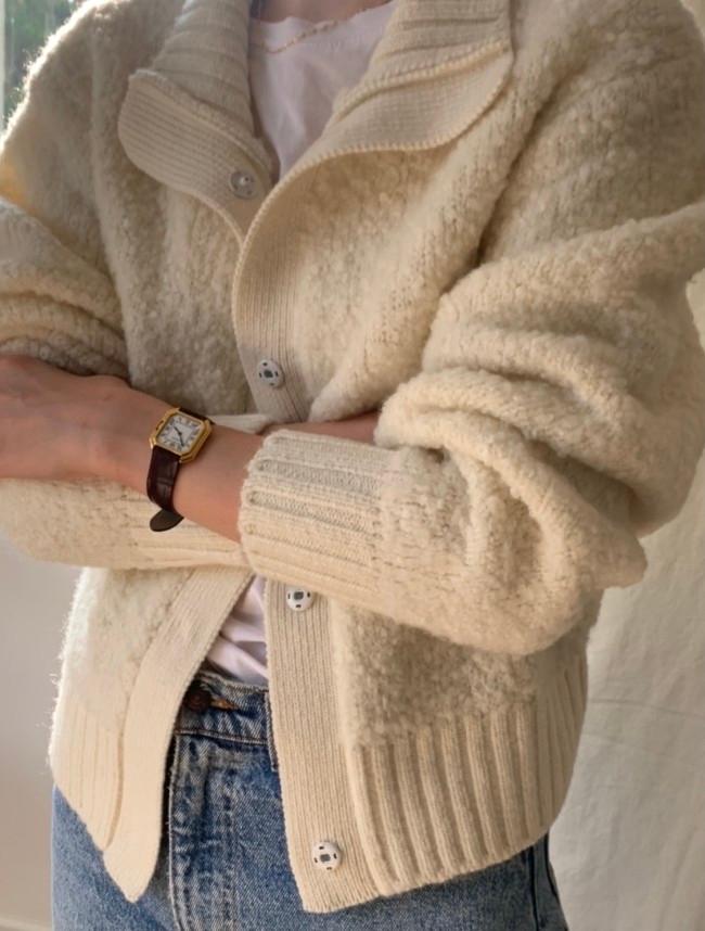 스노우 가디건_Snow cardigan.