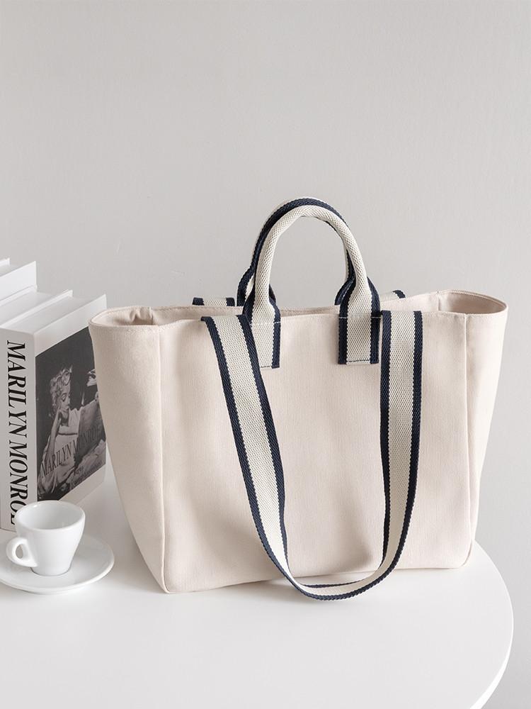 당일배송 노트북 수납 에코 캔버스 쇼퍼백