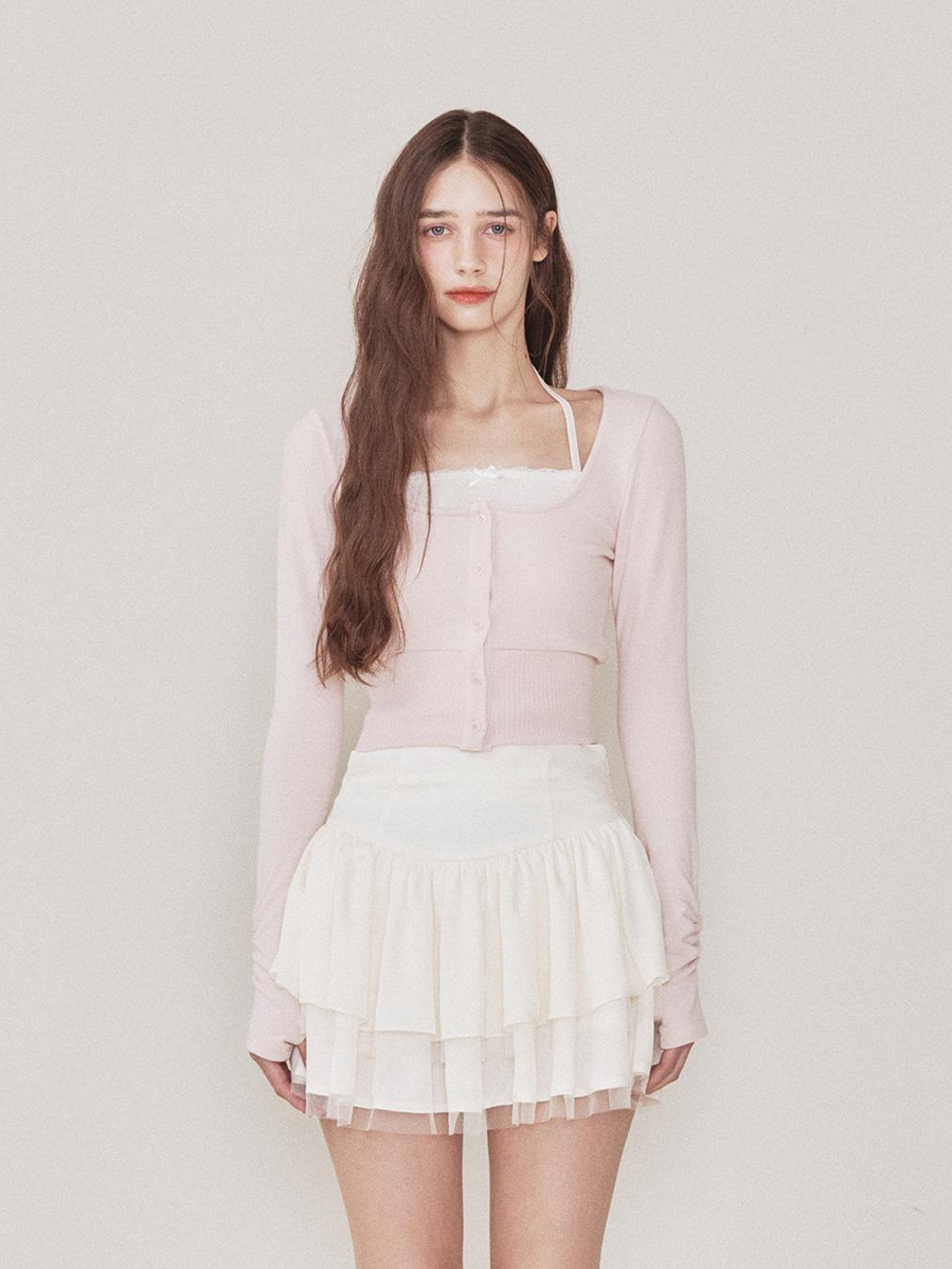 Luna cardigan set (Pink)
