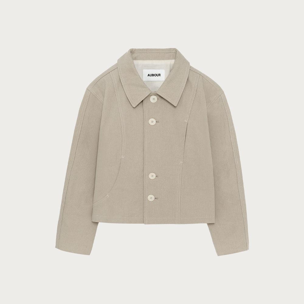 [13차 재입고 8/31순차배송] double button cutting jacket(stone beige)