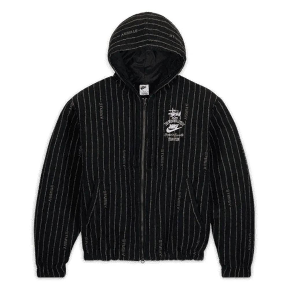 나이키 X 스투시 스트라이프 울 자켓 블랙 SS-557
