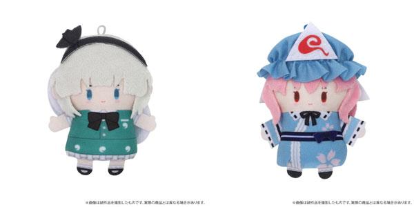 東方Project フィンガーマスコット・PUPPELA(パペラ)セット[ぬいぐるみ] 魂魄妖夢＆西行寺幽々子[ムービック]《１２月予約》