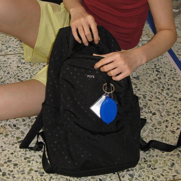 [7차리오더:바로출고] 0002 하이드슬롯 클래식 백팩 도트블랙