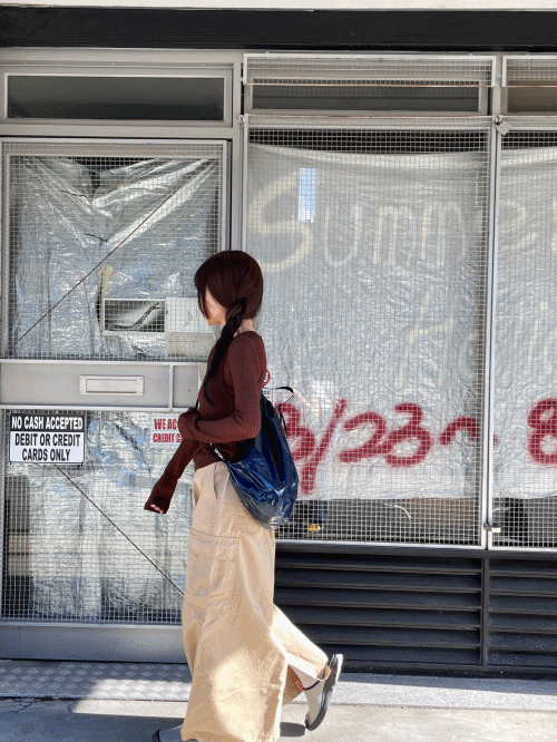 [Vintage] Milly cargo maxi skirt [밴딩/col(2)]