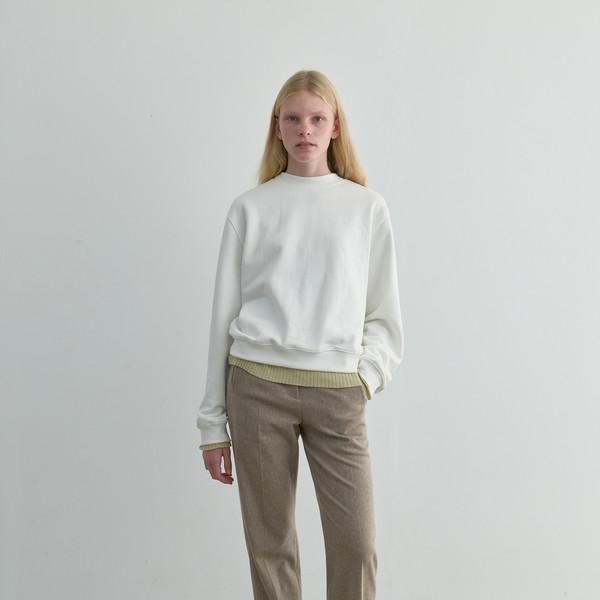 SOFT COTTON SWEATSHIRT _ OFF WHITE