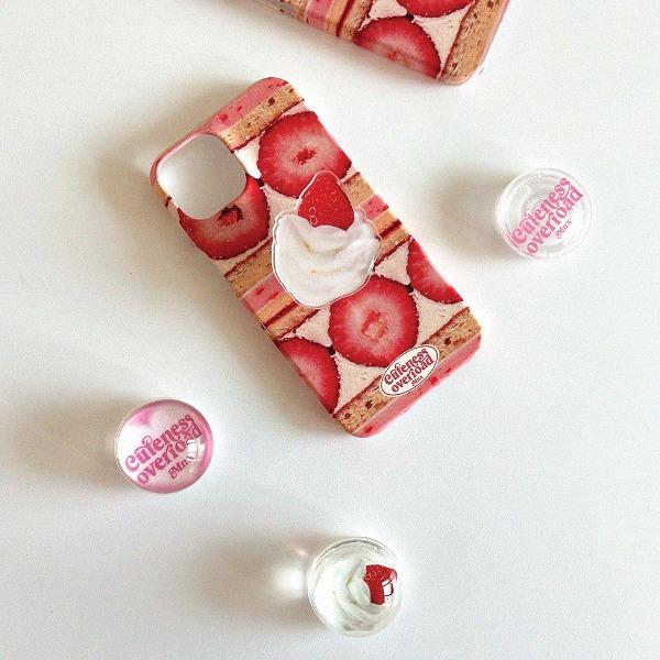 [기간할인] delights {strawberry} glossy color 케이스 with 스마트톡
