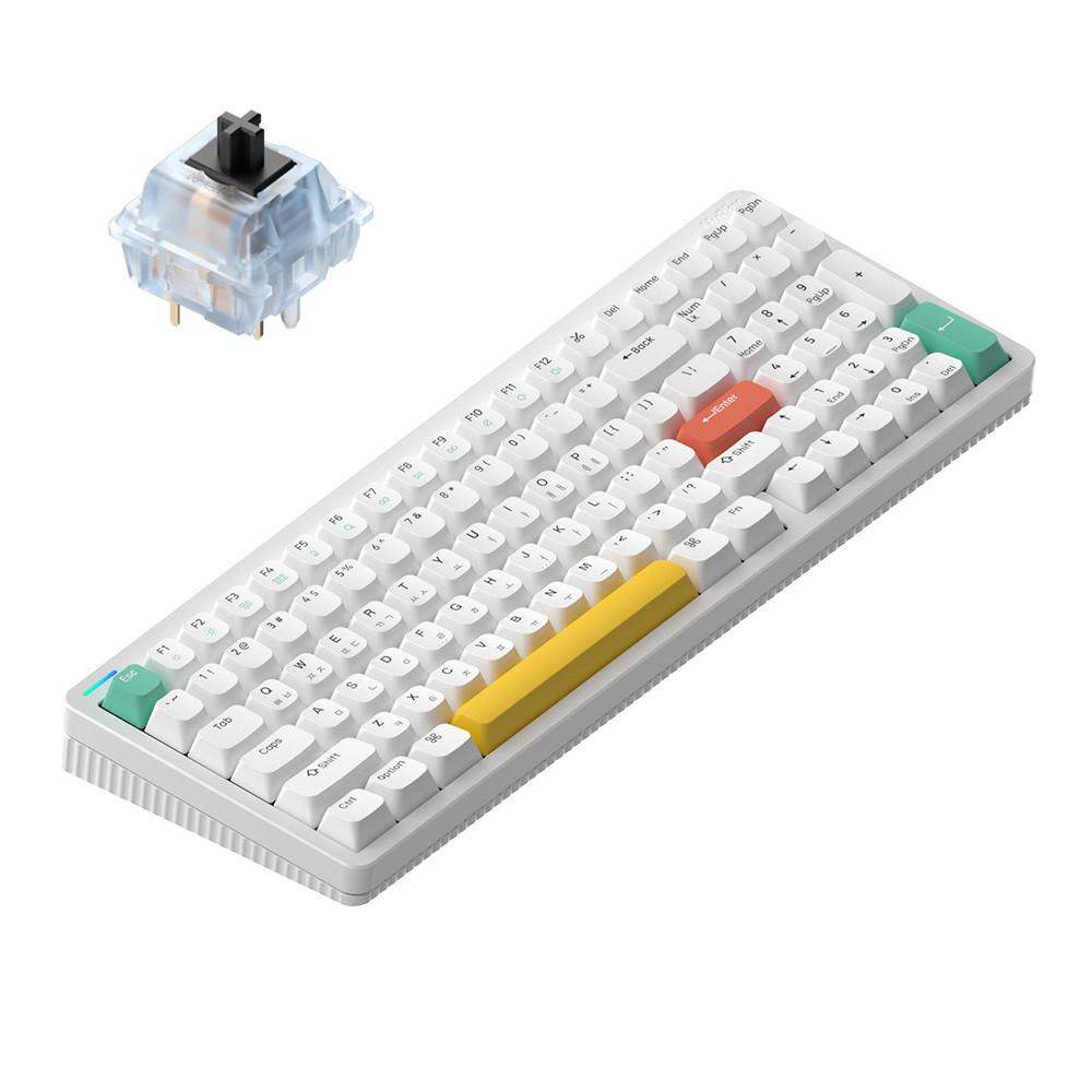 NUPHY Halo96 무선 유선 블루투스 기계식 키보드 나이트 브리즈 축 사무용 게임용