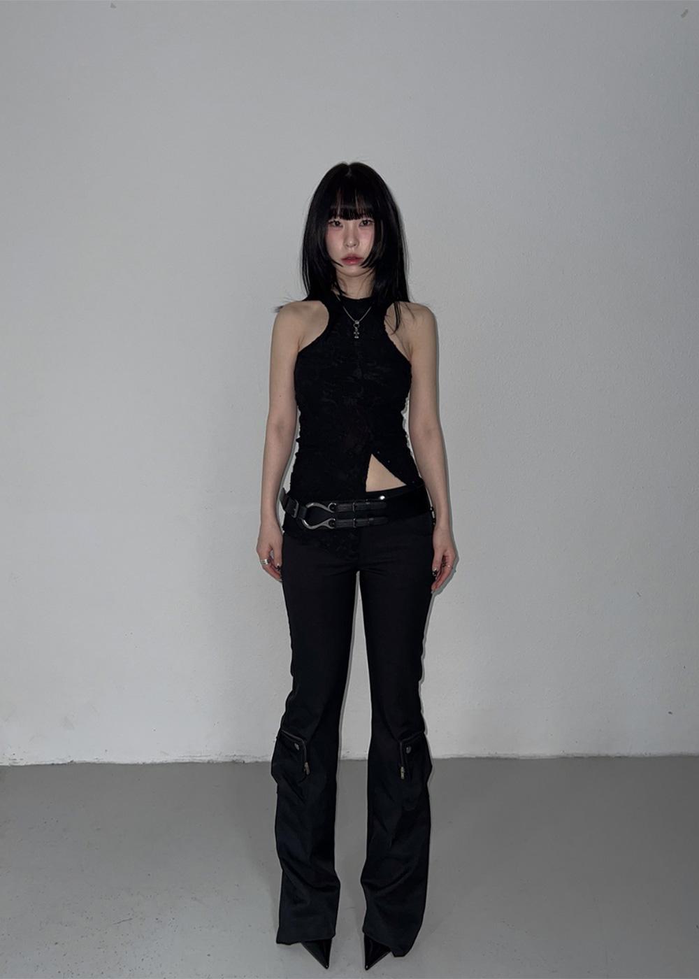 VERILYN LOW-RISE SLIM BOOTCUT PANTS 2color / 베리느 로우라이즈 슬림 부츠컷 팬츠