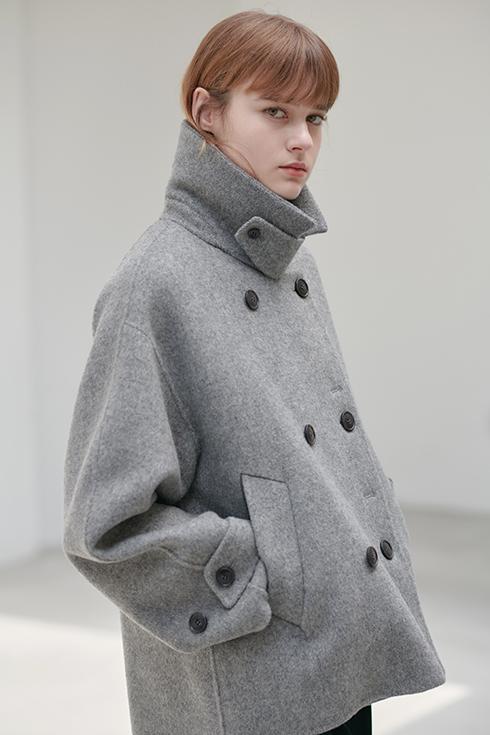 23FN handmade crop coat [GY]