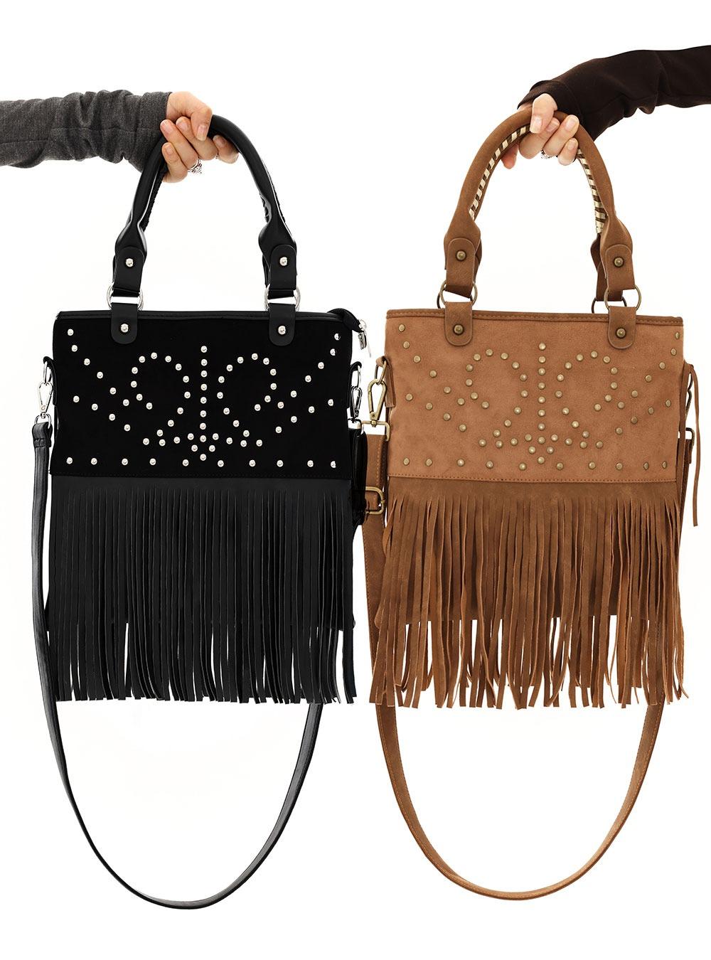 Retro Rivet Thistle Bag