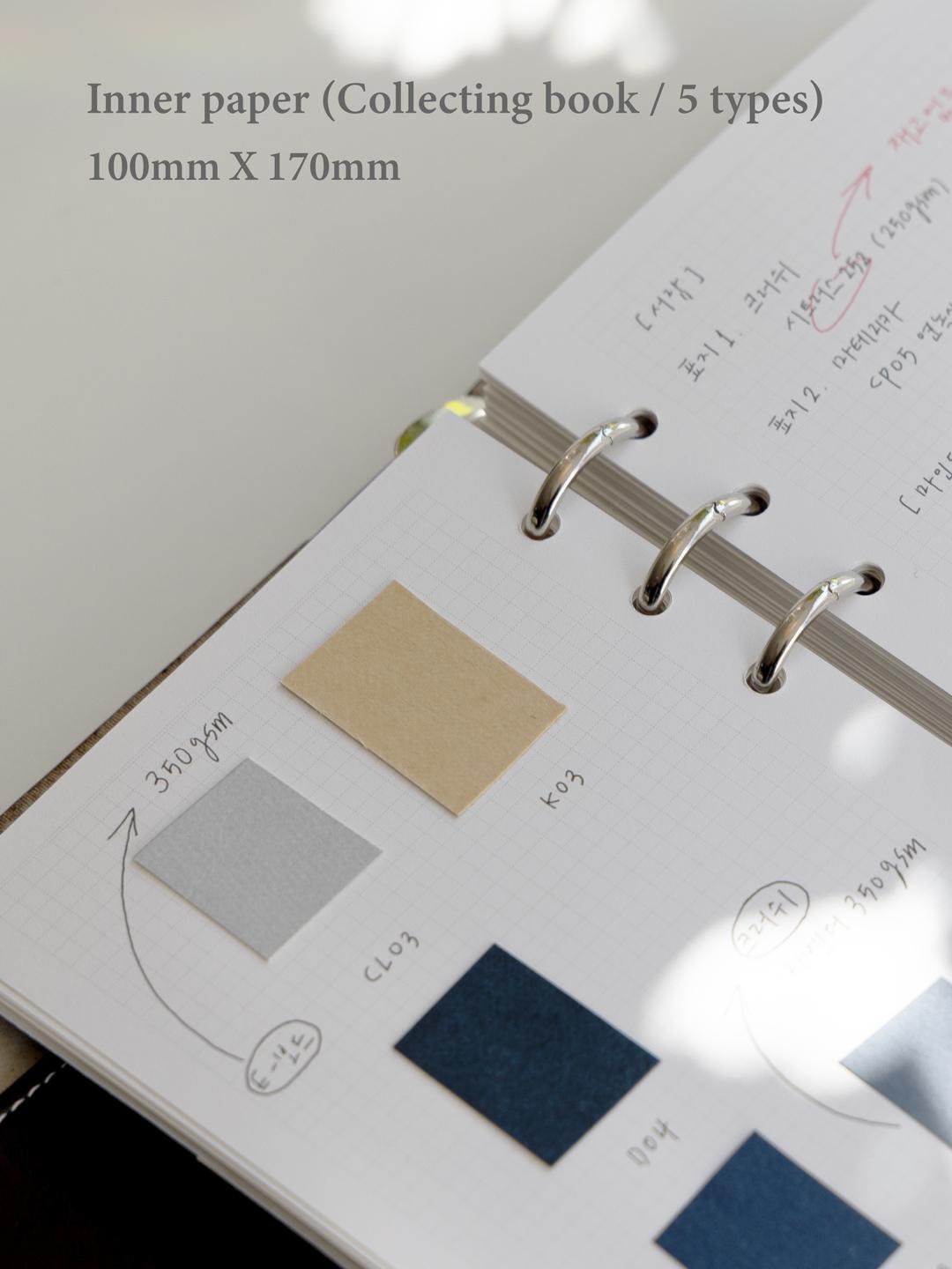 Inner paper (collecting book / 5 types)