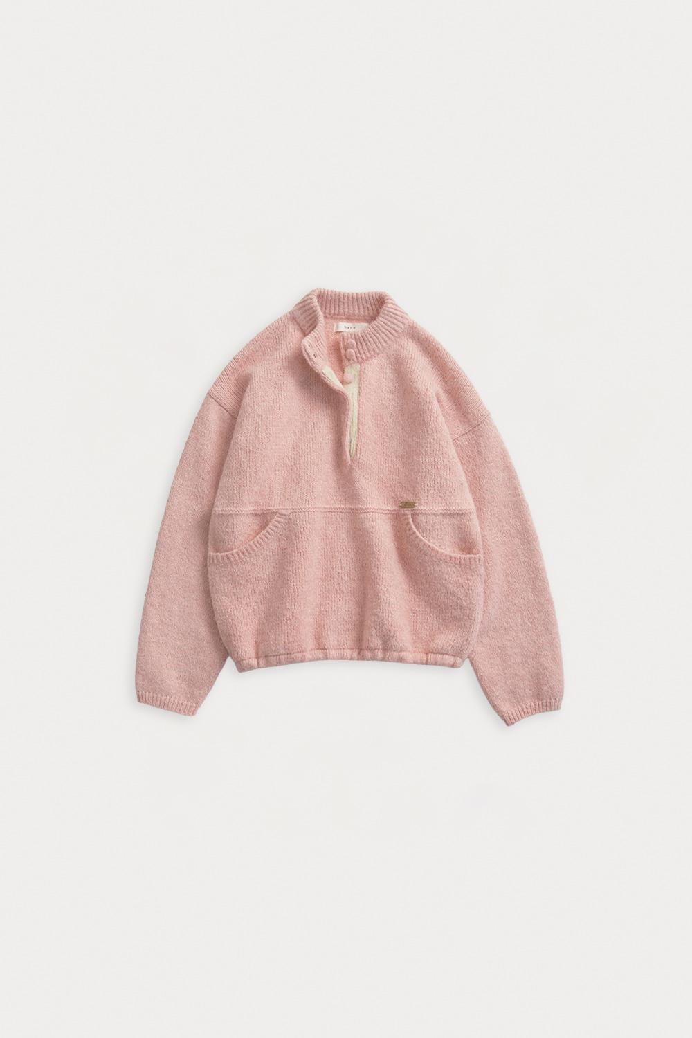 [UNISEX] 노마드 풀오버 니트_Oriental Pink