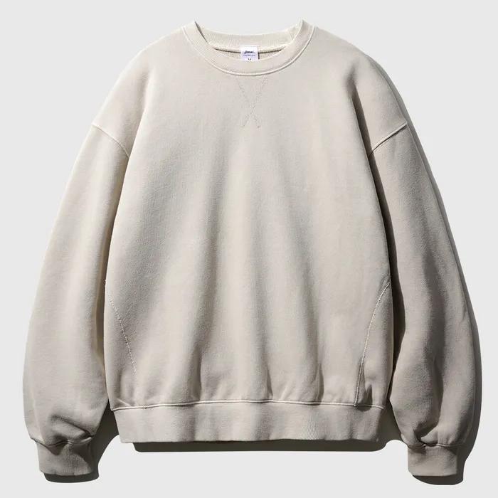 이블 다잉 피그먼트 오버핏 맨투맨 애쉬그레이 SOMT2578