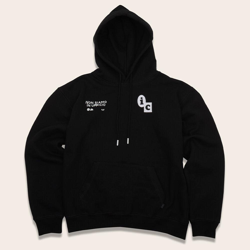 ic LOGO Hoodie - Black