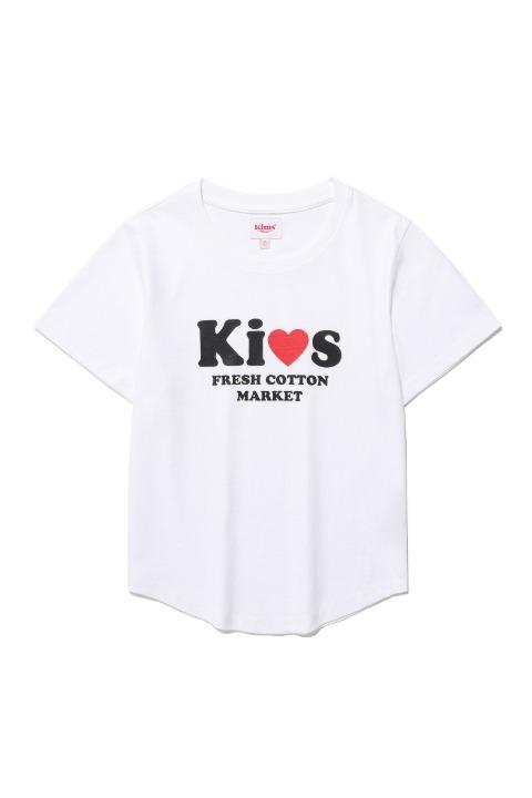 I Love Kiss Tee White