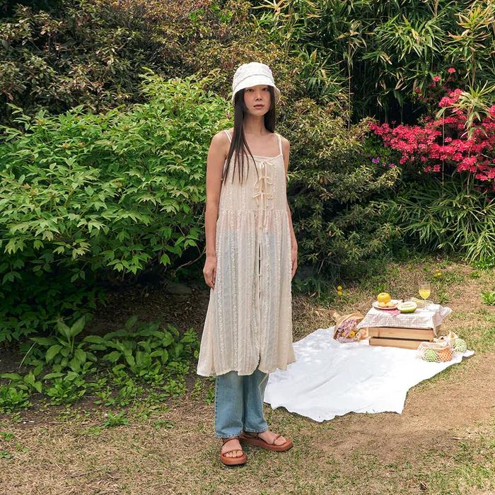 [11차 리오더] LACE CHIFFON ONE PIECE (LIGHT YELLOW)