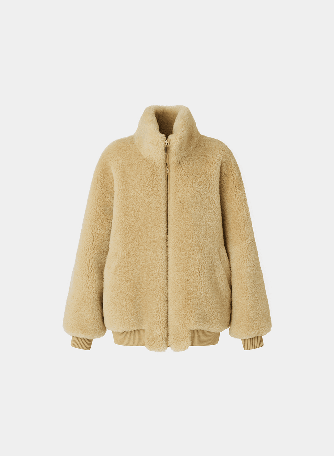 Fatima wool teddy half neck JP