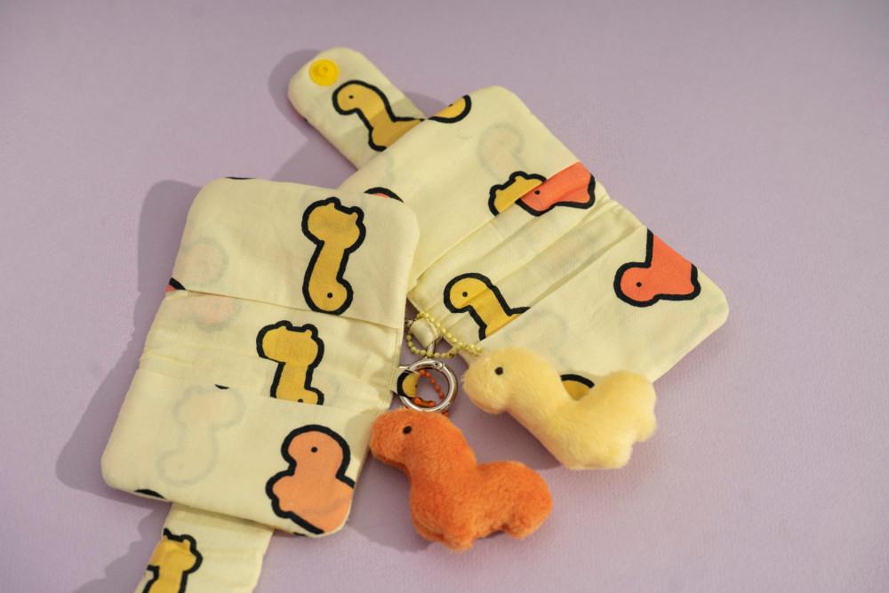 우주먼지 패브릭 지갑