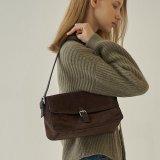 FACADE PATTERN 마롱 백 chocolate