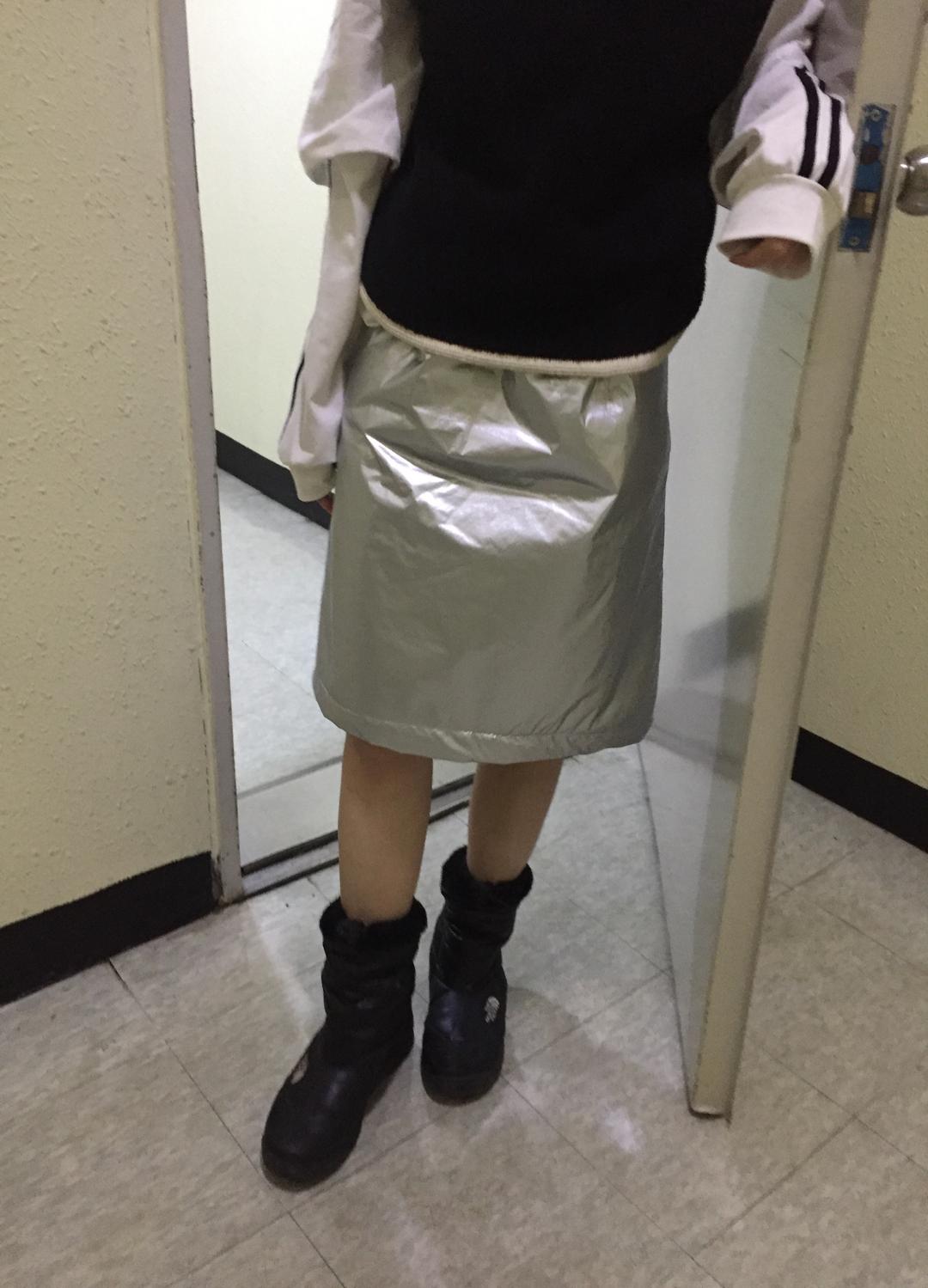 MADE PADDED MIDI SKIRT (2color)
