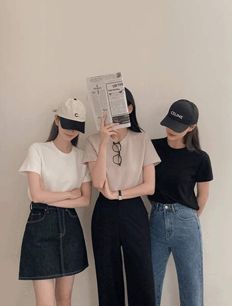 베니토 [여름🌿][8천장돌파][건조기가능/변형없는/10년입어티📌][made] b/e 프리미엄 완벽 탱글텐션 4계절 기본 티 (가을/간절기/데일리/이너/반팔티/반팔/여름/여름티셔츠/이너티)