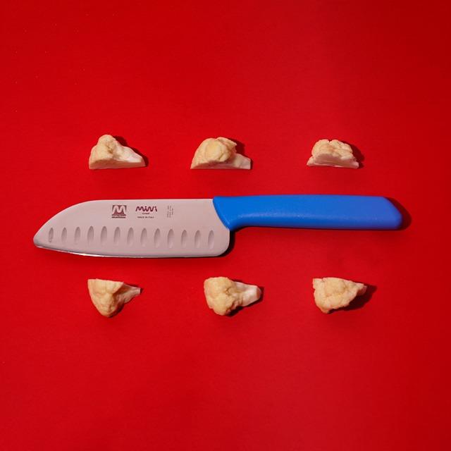 [사넬리 암브로지오]몬타나 미니 셰프 산토쿠 나이프_블루