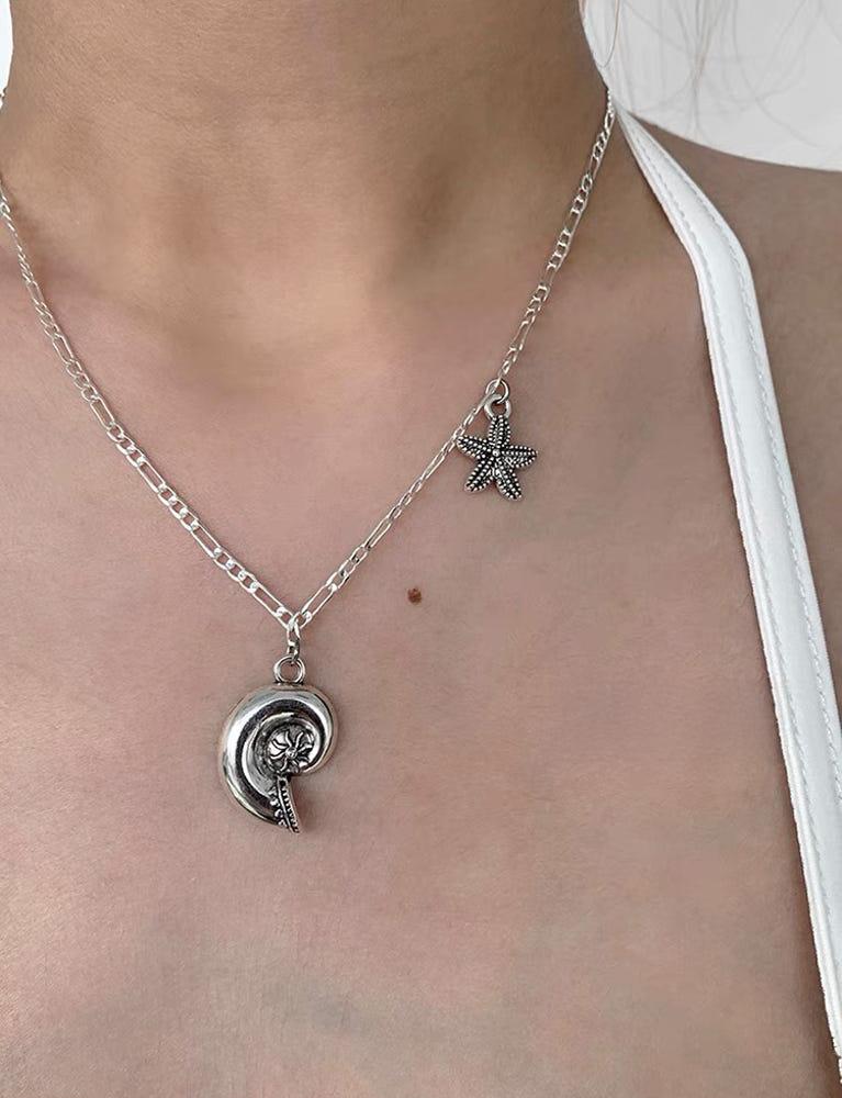 Sea symbol necklace / 씨 심볼 목걸이
