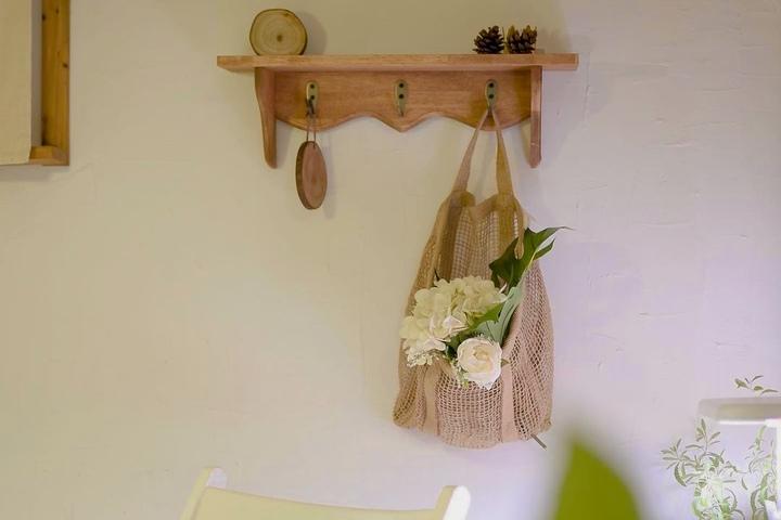 원목 고무나무 에떼미니벽선반