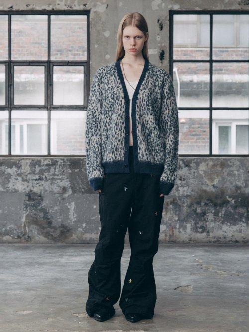 FLOWER MILITARY CARGO PANTS BLACK