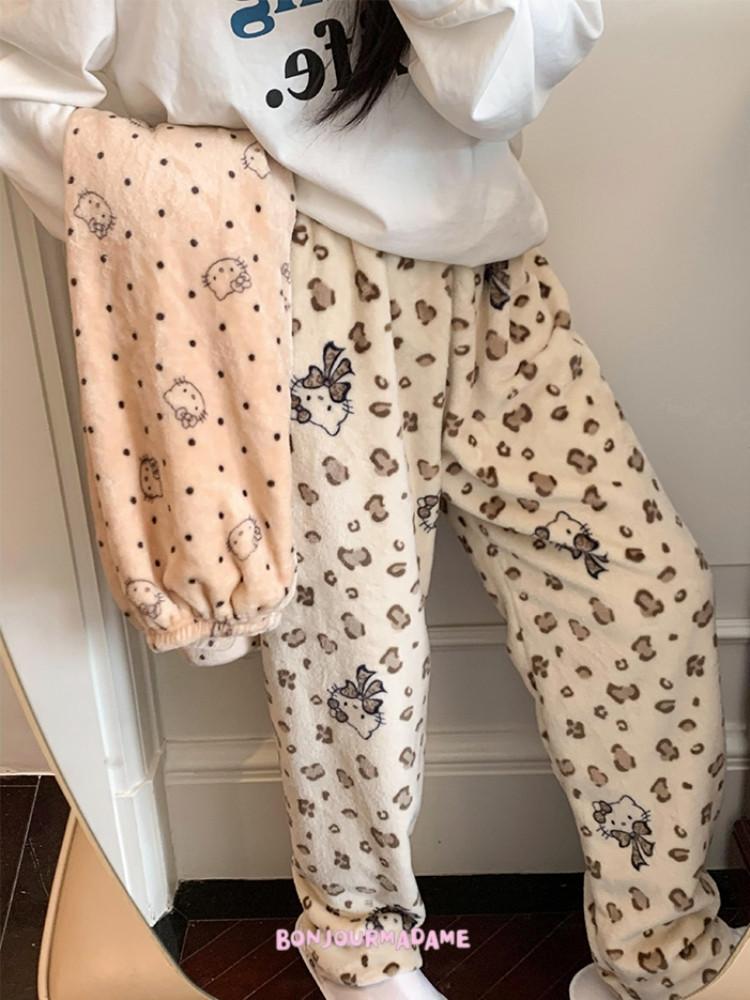 캐릭터 수면바지 수면잠옷 겨울잠옷