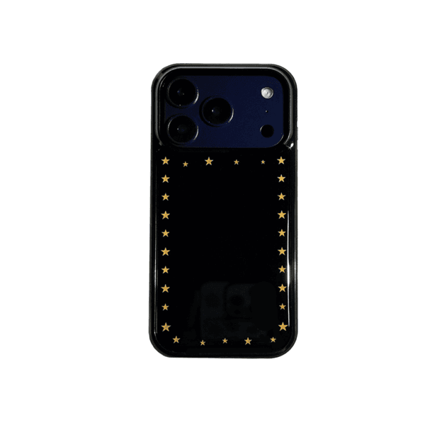 무수 금색별 에폭시 글라스 맥세이프 케이스