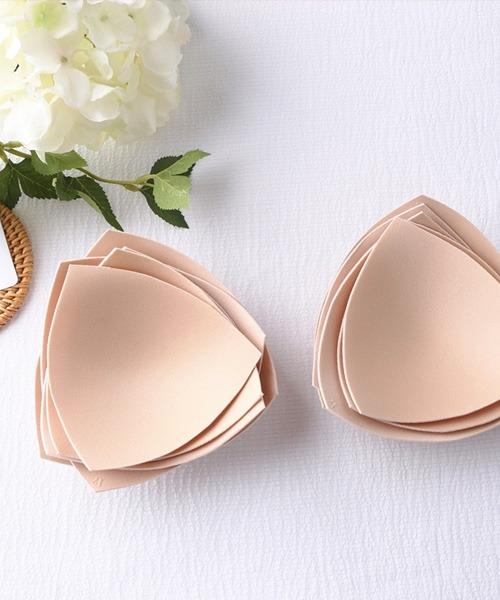 고밀도 삼각 브라패드 얇은 브라캡 스포츠브라 수영복 비키니 볼륨 가슴뽕 내장캡 속옷 여름